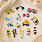 Vehicle and People Magnets included in the Wonderwall Starter Set
